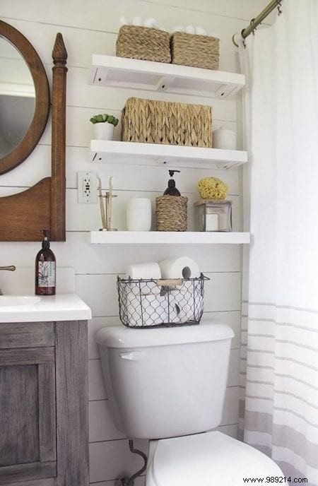 31 Tips for Storage Above the WC (To Save Space). 