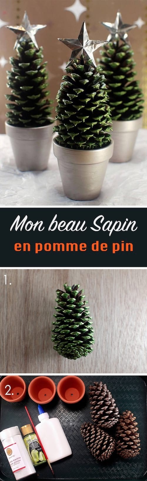 25 Super Christmas Decoration Ideas With Pine Cones (Easy And Cheap). 