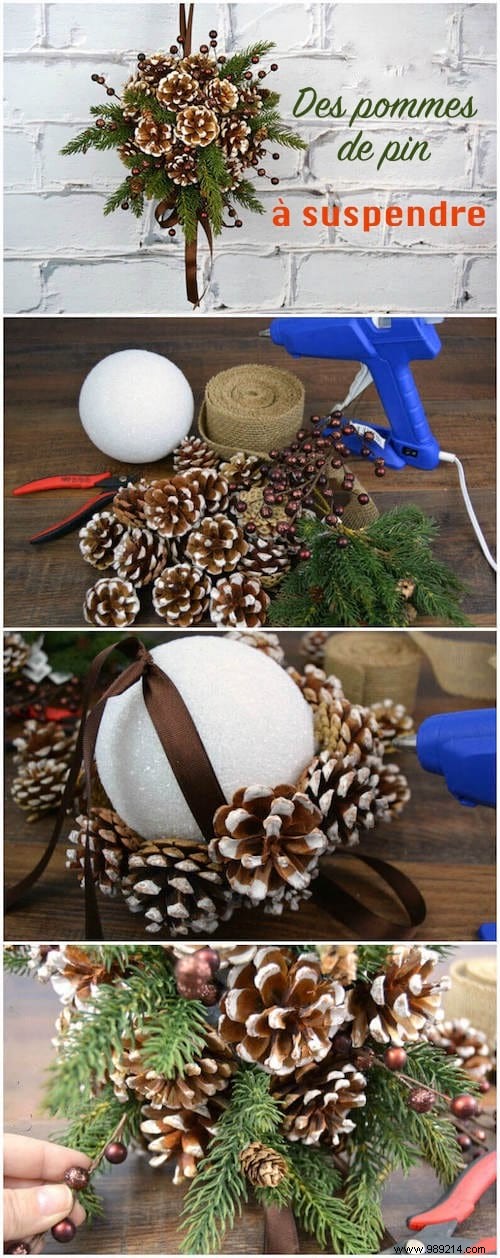 25 Super Christmas Decoration Ideas With Pine Cones (Easy And Cheap). 