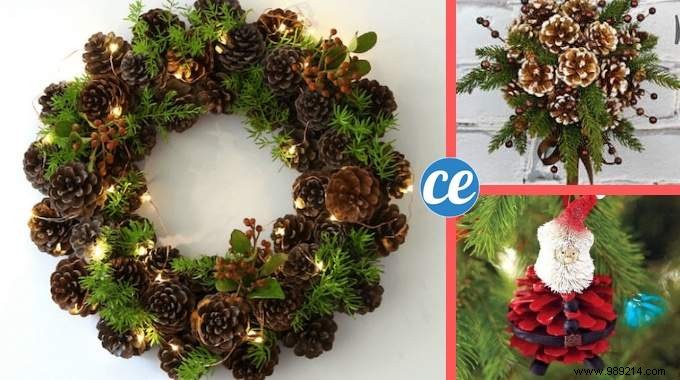 25 Super Christmas Decoration Ideas With Pine Cones (Easy And Cheap). 