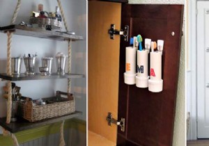 20 Inexpensive And Clever Storage For Your Bathroom. 