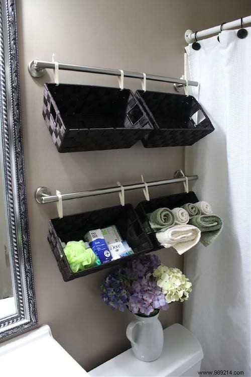 20 Inexpensive And Clever Storage For Your Bathroom. 