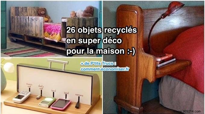 26 Recycled Objects In Great Home Decor. 