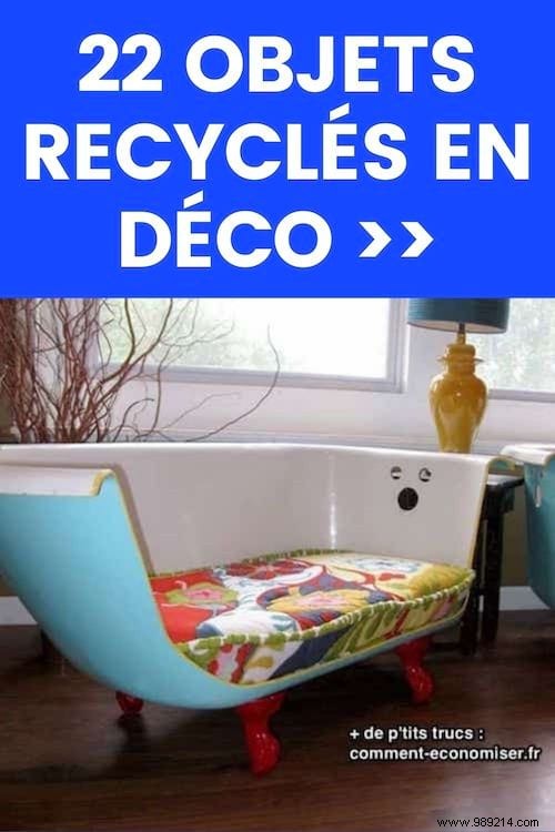 22 recycled objects that you would like to see in your home. 