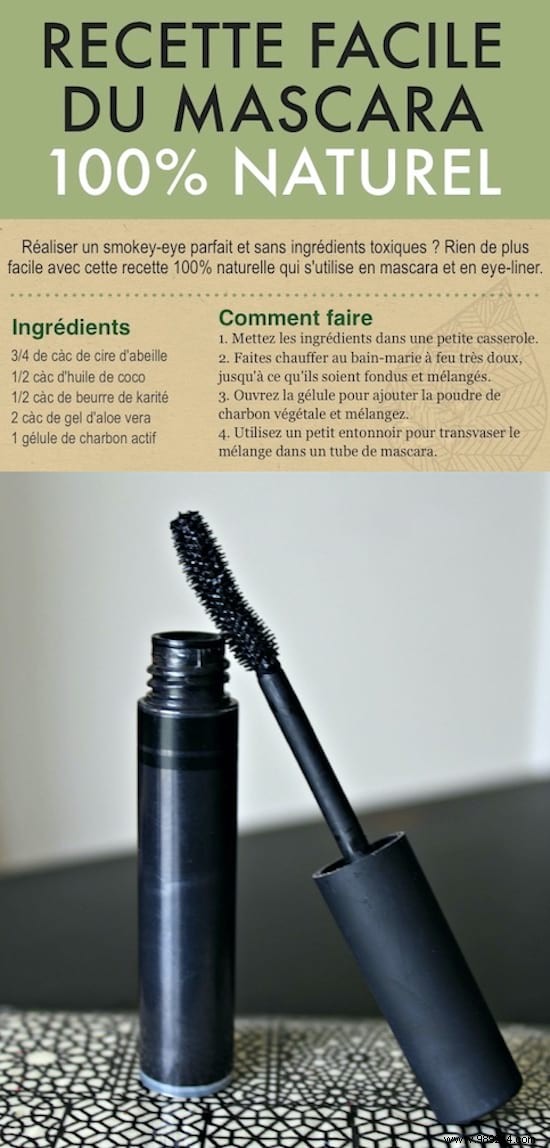 Homemade Mascara:The Easy Recipe For Natural Doe Eyes! 