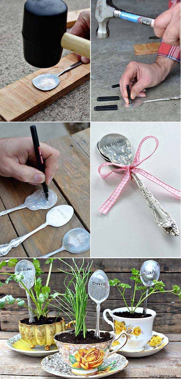 19 Great Ideas to Make Beautiful Vegetable Garden Labels for Free. 