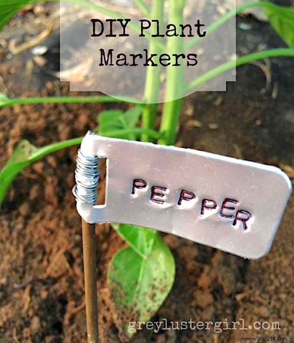 19 Great Ideas to Make Beautiful Vegetable Garden Labels for Free. 