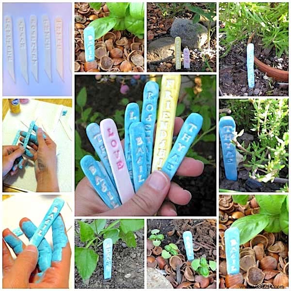 19 Great Ideas to Make Beautiful Vegetable Garden Labels for Free. 