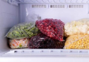 Freeze Products Instead of Throwing Them Away. 