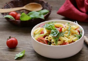 An easy and tasty pasta salad for a complete meal. 