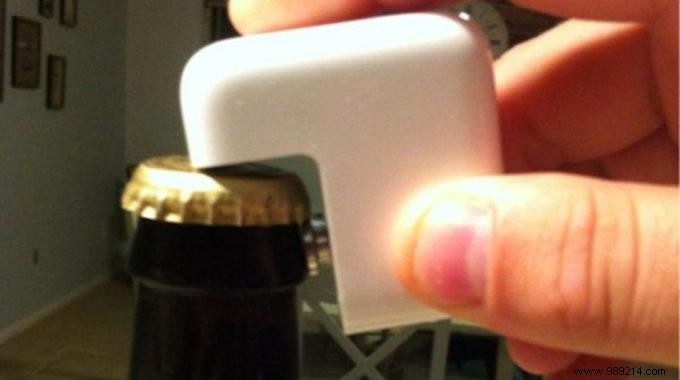 How to Open a Beer WITHOUT a Bottle Opener? Use the iPad Charger! 