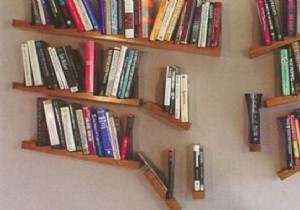 Invisible &Inexpensive Shelves Your Books Will Love. 