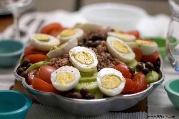 Salad Niçoise:a Delicious and Easy Recipe. 