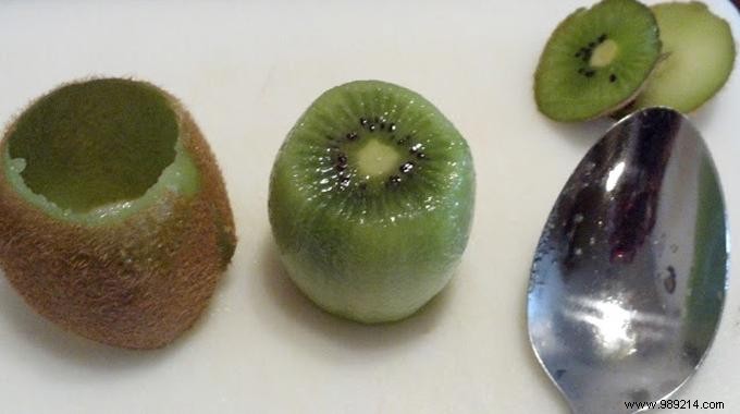 The Genius Tip for Peeling a Kiwi. 