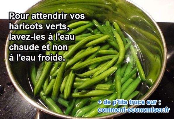 The Tip for Guaranteeing the Tenderness of Green Beans. 