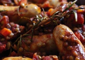 The Friendly and Cheap Recipe for Sausages with Lentils. 