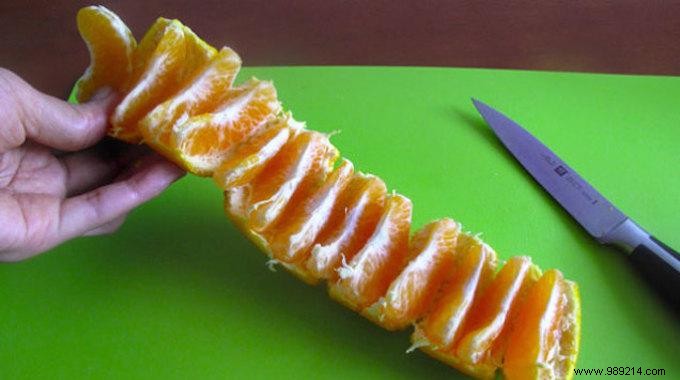 The Amazing Trick to Peel an Orange Without Getting Your Hands Dirty. 