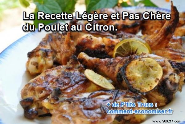 The Light and Cheap Lemon Chicken Recipe. 