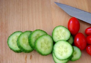 The Fastest Way to Cut Cherry Tomatoes in Half. 