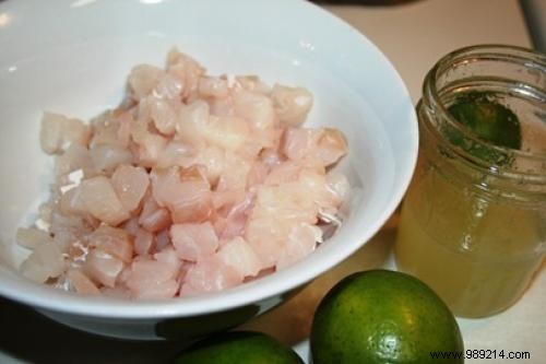 Easy and WITHOUT Cooking:The Fish Ceviche Recipe Ready in 15 min. 