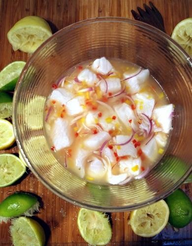 Easy and WITHOUT Cooking:The Fish Ceviche Recipe Ready in 15 min. 