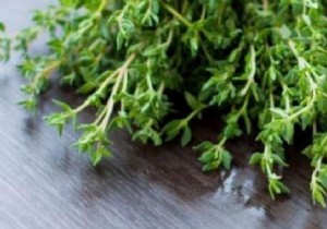 The virtues of thyme, a plant that should come out of the kitchen. 