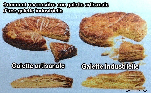 How to recognize an Artisanal Galette des Rois from an Industrial Galette. 