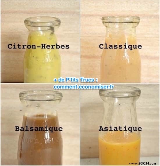 No More Need to Buy Vinaigrette! Here are 4 Easy Recipes Ready In 5 Min. 