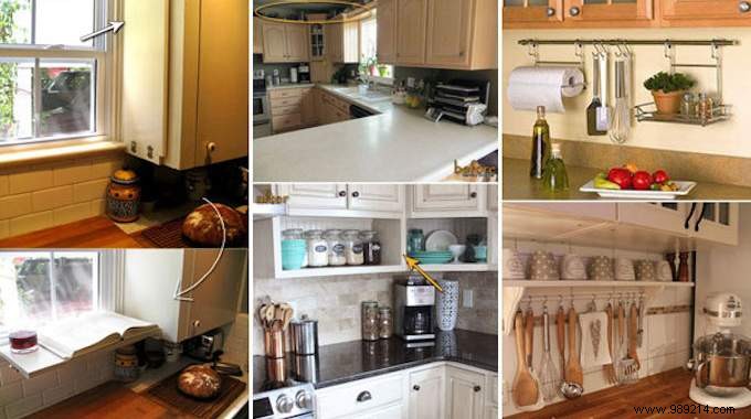 21 Awesome Hacks To SAVE Space In The Kitchen. 