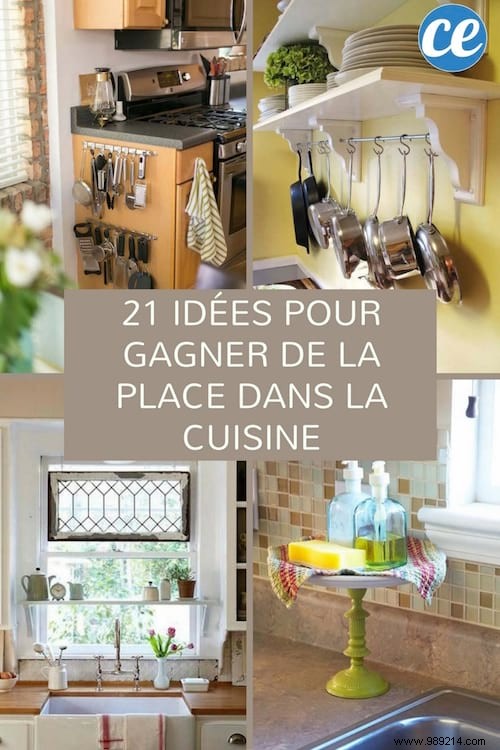 21 Awesome Hacks To SAVE Space In The Kitchen. 