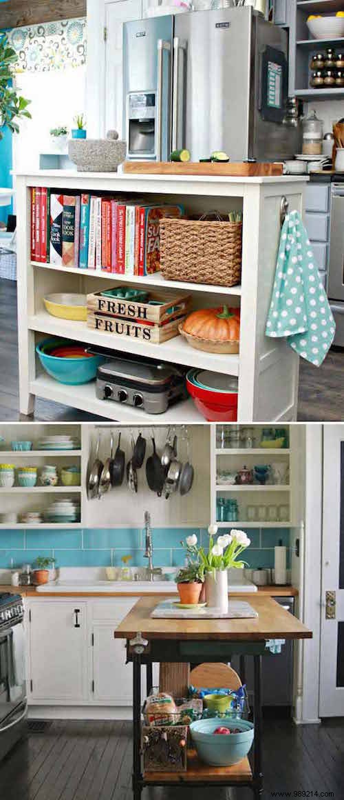 21 Awesome Hacks To SAVE Space In The Kitchen. 