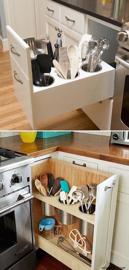 21 Awesome Hacks To SAVE Space In The Kitchen. 