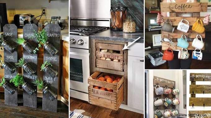 23 Incredible Uses of Old Wooden Pallets FOR THE KITCHEN. 