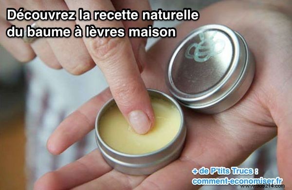 The Natural Homemade Lip Balm Recipe. 