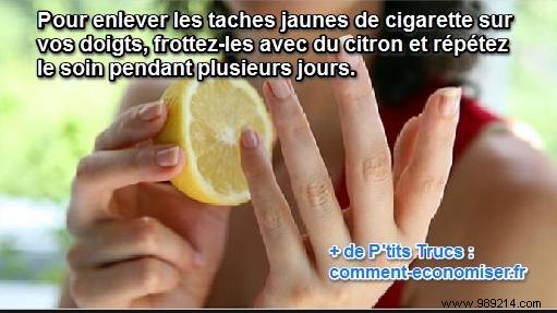 Smokers:How To Get Rid Of Yellow Spots On Your Fingers? 