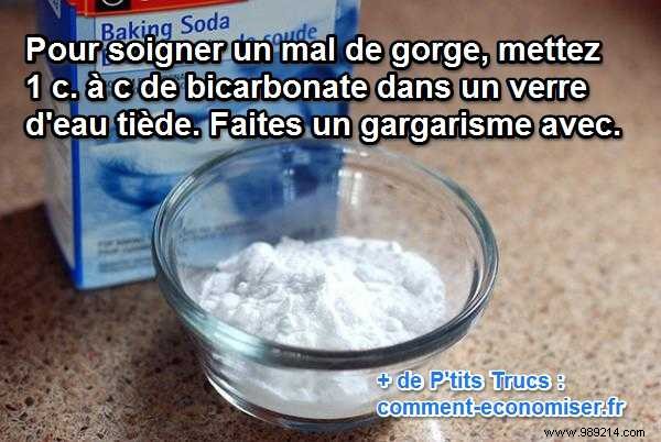 How to Treat Sore Throat Effectively? Break out the Bicarbonate! 