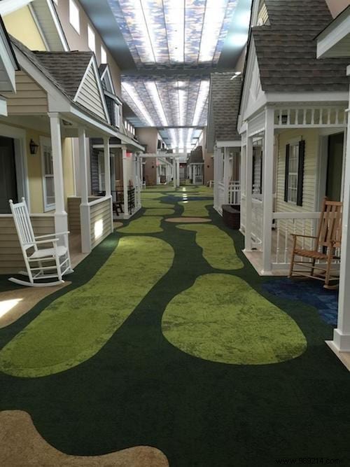 This Man Has Decided To Transform The Rooms Of A Retirement Home Into Little Neighborhood Homes. 