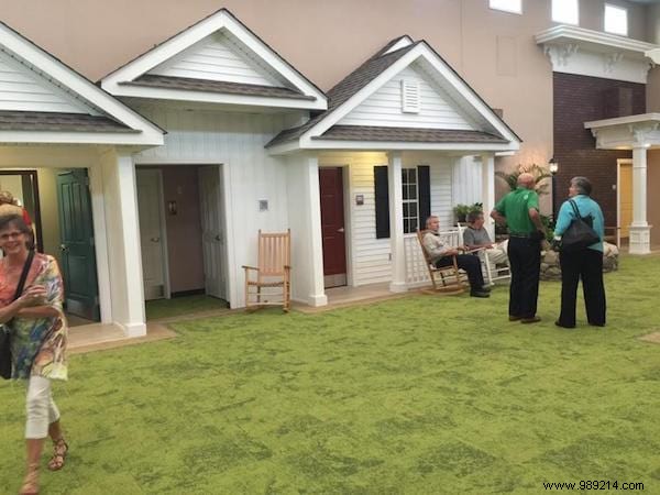 This Man Has Decided To Transform The Rooms Of A Retirement Home Into Little Neighborhood Homes. 