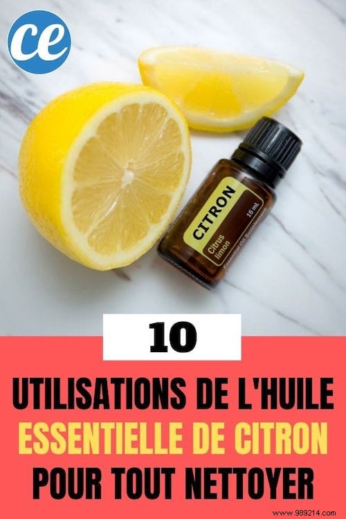 10 uses of lemon essential oil to clean everything around the house. 