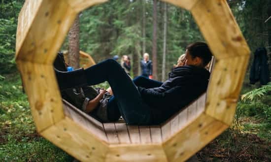 Huge Wooden Megaphones Amplify Forest Sounds in Estonia. 