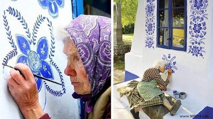 This 90-Year-Old Czech Grandmother Is Transforming Her Village Into A True Open-Air Art Gallery. 