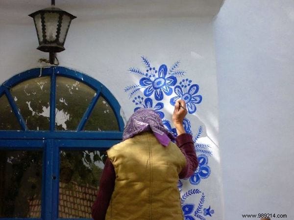 This 90-Year-Old Czech Grandmother Is Transforming Her Village Into A True Open-Air Art Gallery. 