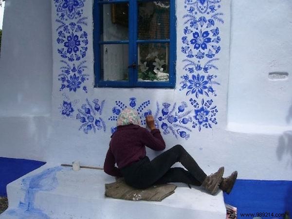 This 90-Year-Old Czech Grandmother Is Transforming Her Village Into A True Open-Air Art Gallery. 