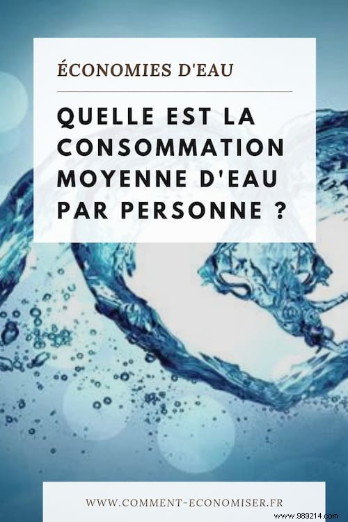 Water Savings:What Is The Average Water Consumption Per Person? 