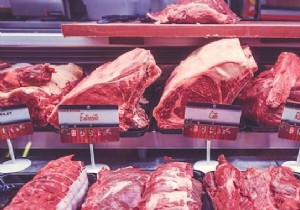 Shop while buying less meat. 