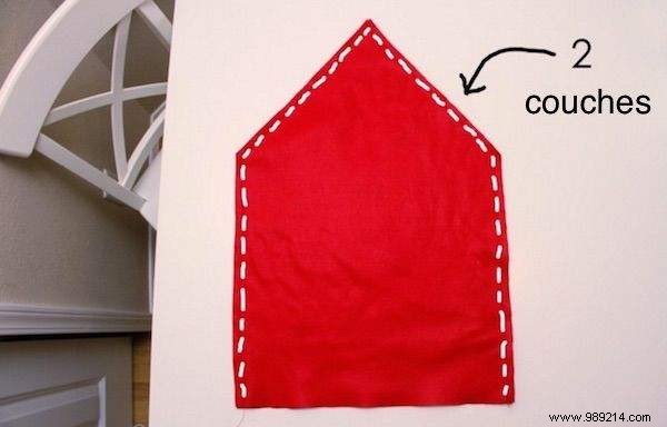 How to Make Santa Hat Chair Covers. 