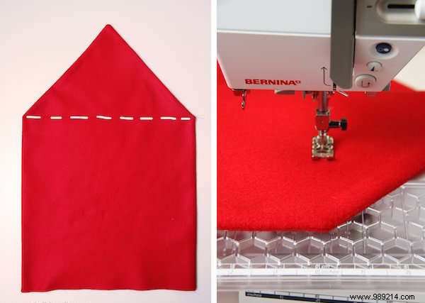 How to Make Santa Hat Chair Covers. 