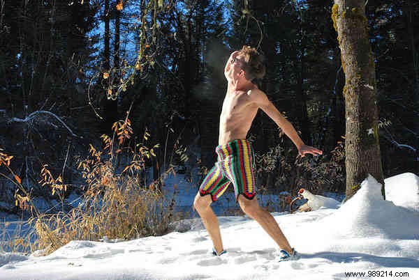 A New Fashion For Men? Crochet Shorts Made From Recycled Materials. 