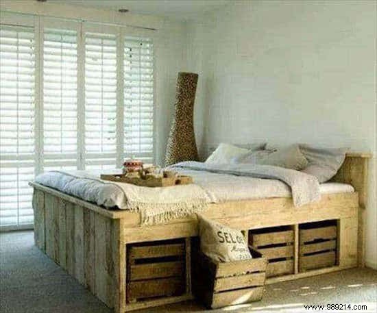 20 Awesome Homemade Pallet Bed Ideas. 