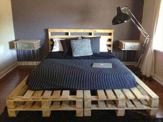 20 Awesome Homemade Pallet Bed Ideas. 